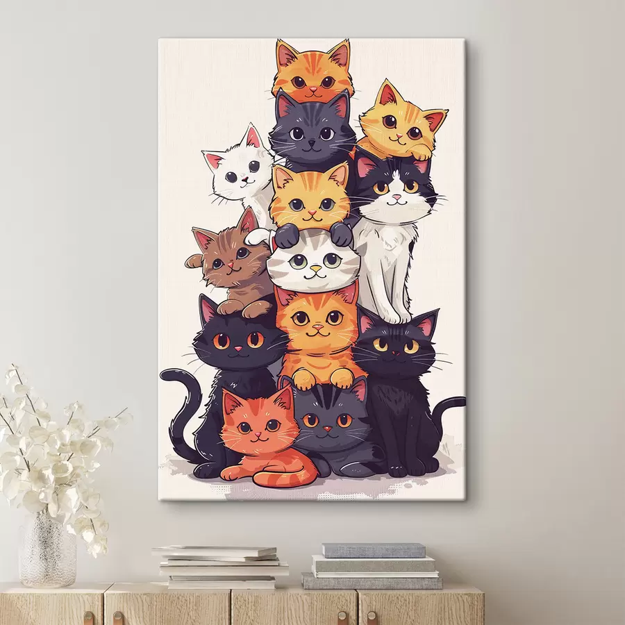 wall murals Cute cats s40924