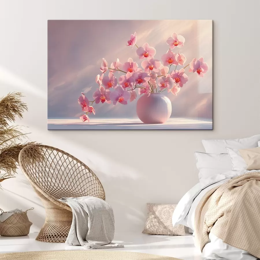 wall murals Delicate orchids in soft morning light s38700