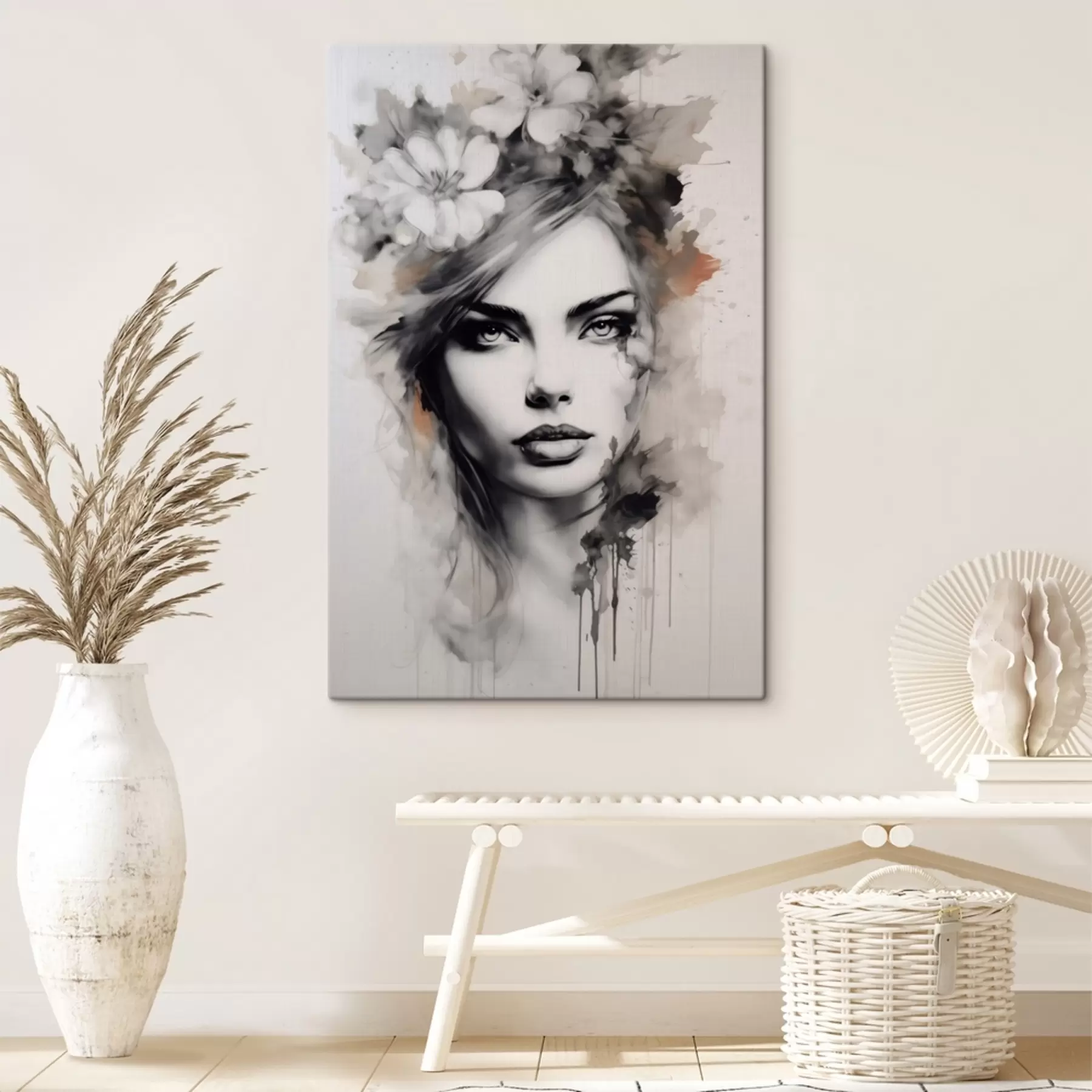 wall murals Girl's face s41077