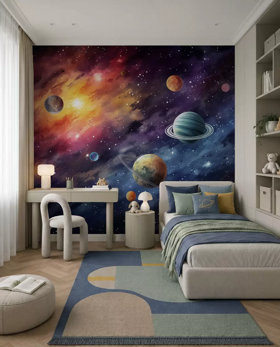 wall murals Across the Nebula w01798
