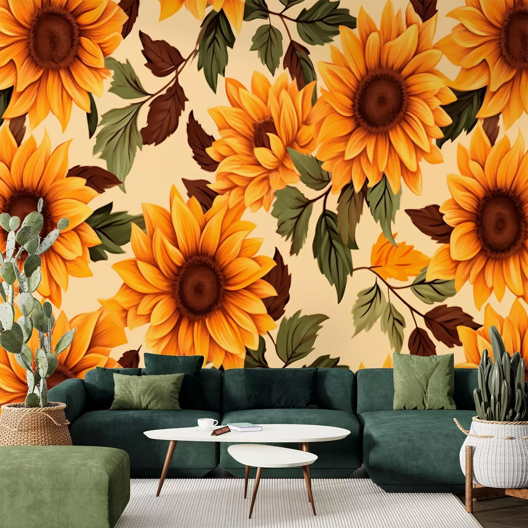 murales Girasoles w01904
