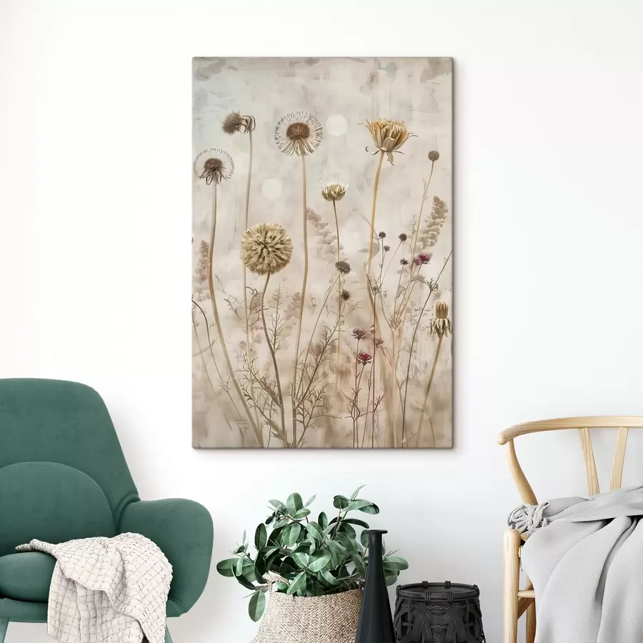 murales Un grupo de flores y plantas s38629