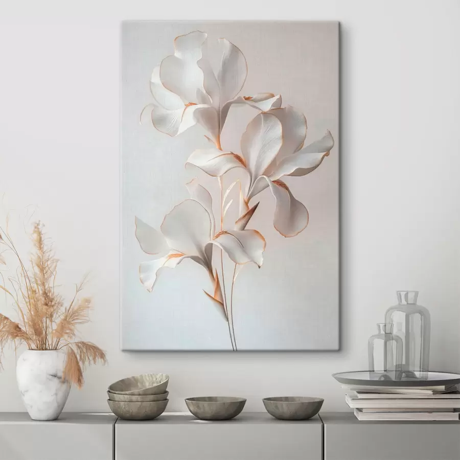 murales Flores blancas s41395