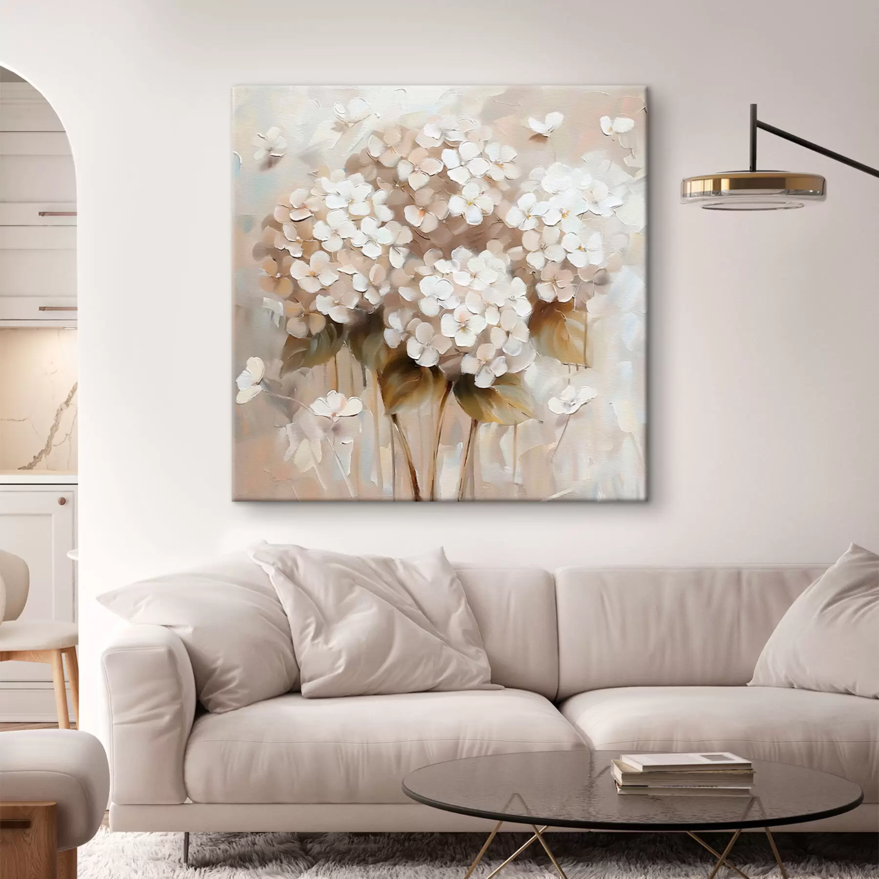 wall murals Hydrangea flowers s41403