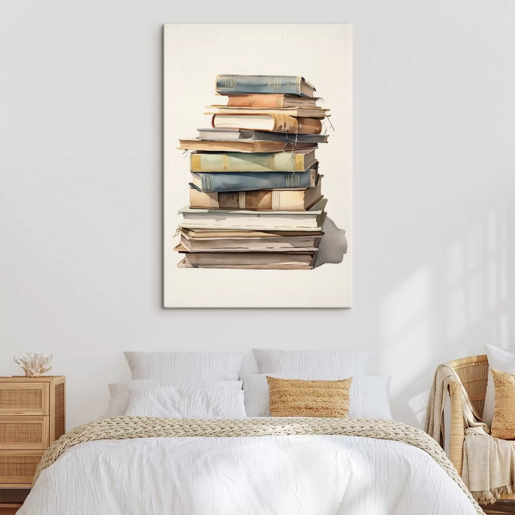 murales Una pila de libros viejos s41192