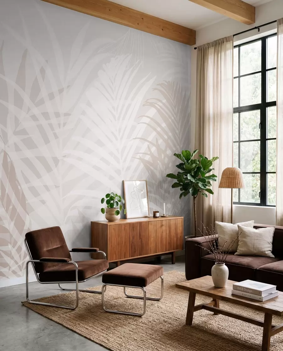 Wall Mural Photo Wallpaper Trendy tropical leaves w02026v2