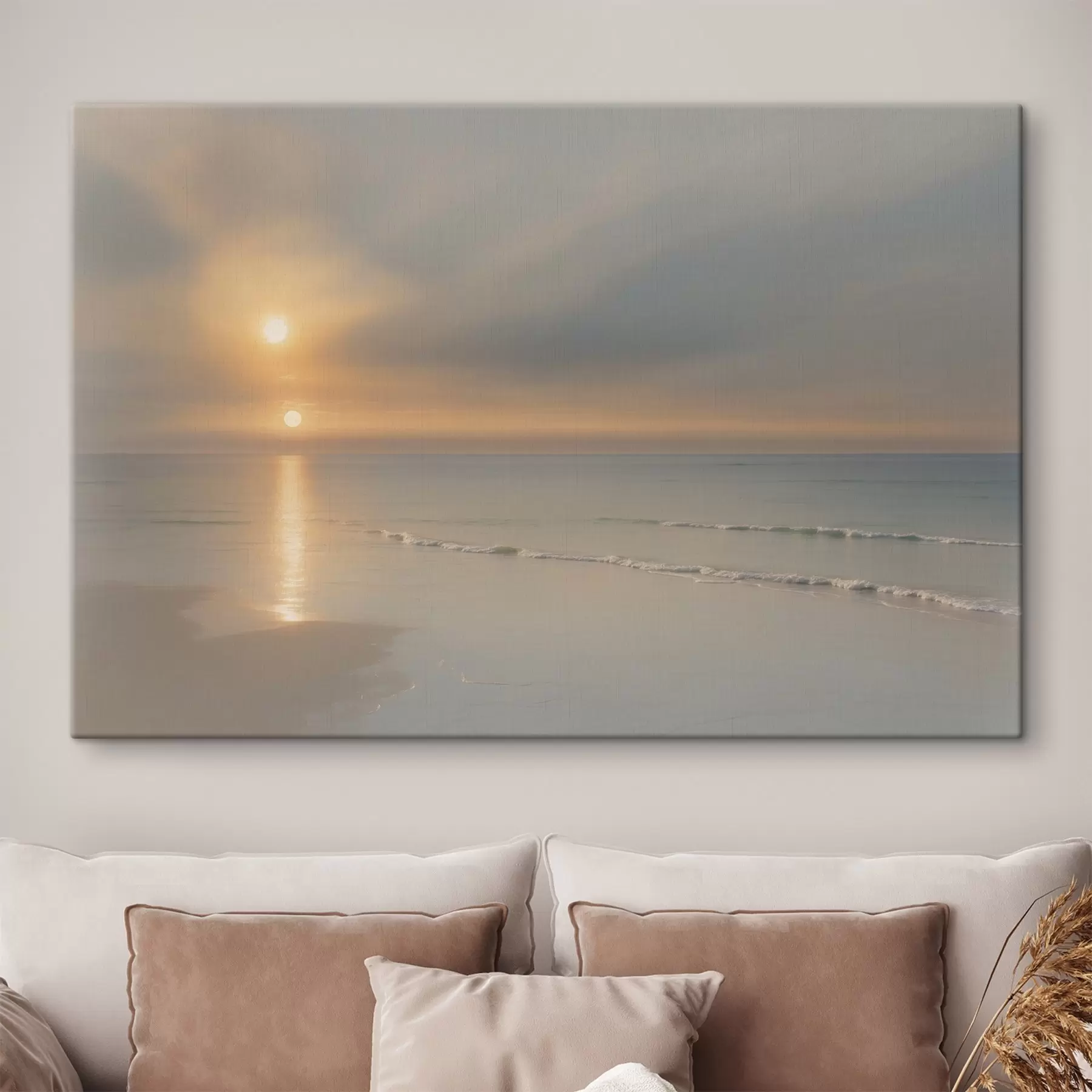 wall murals Dawn by the sea s41297