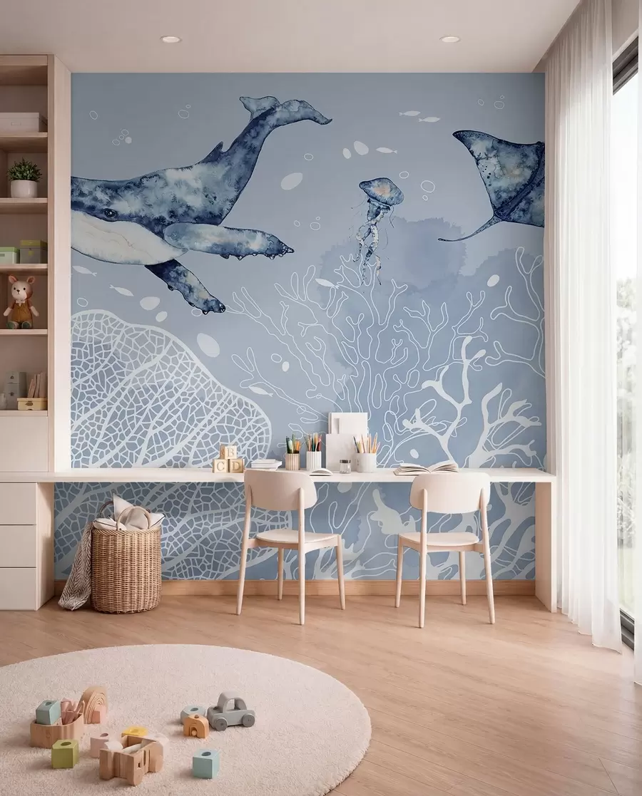 wall murals Underwater wonders of marine life w00848