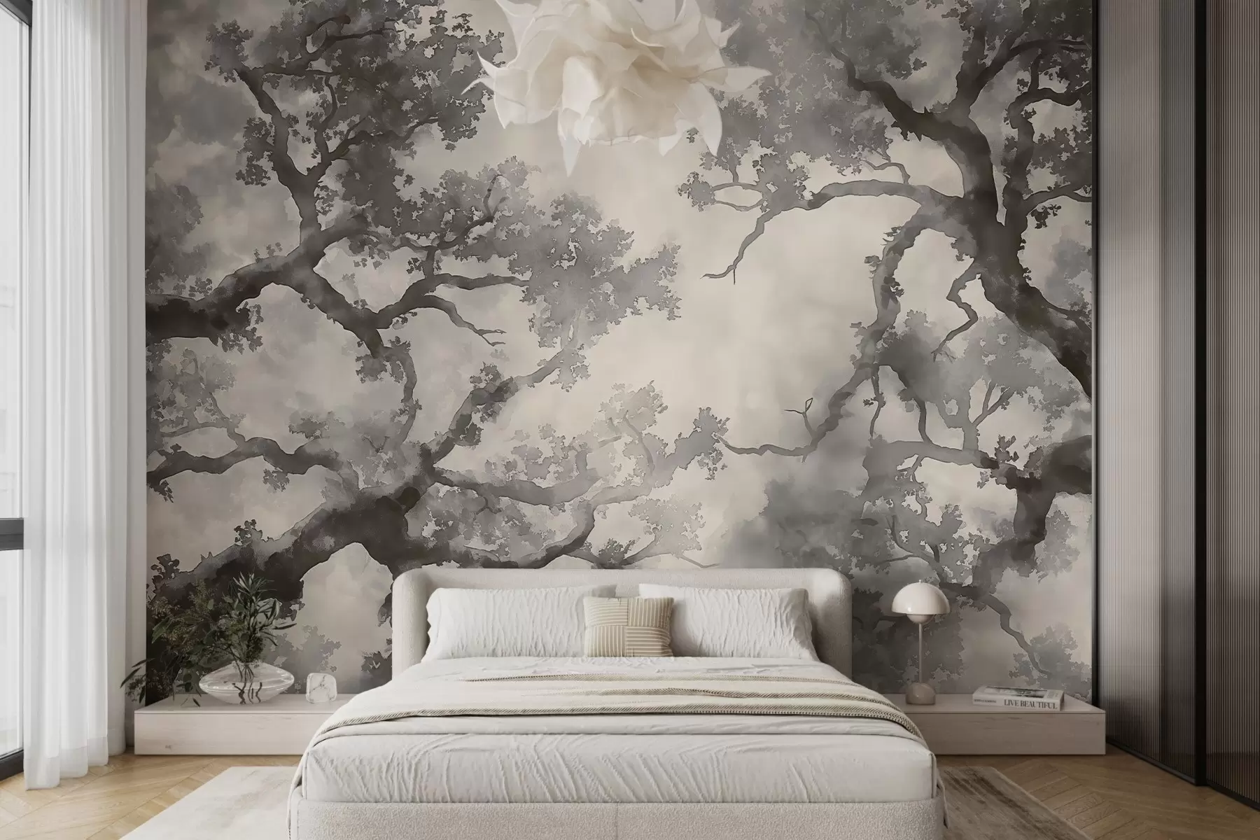 wall murals Branches reaching for the sky w01183