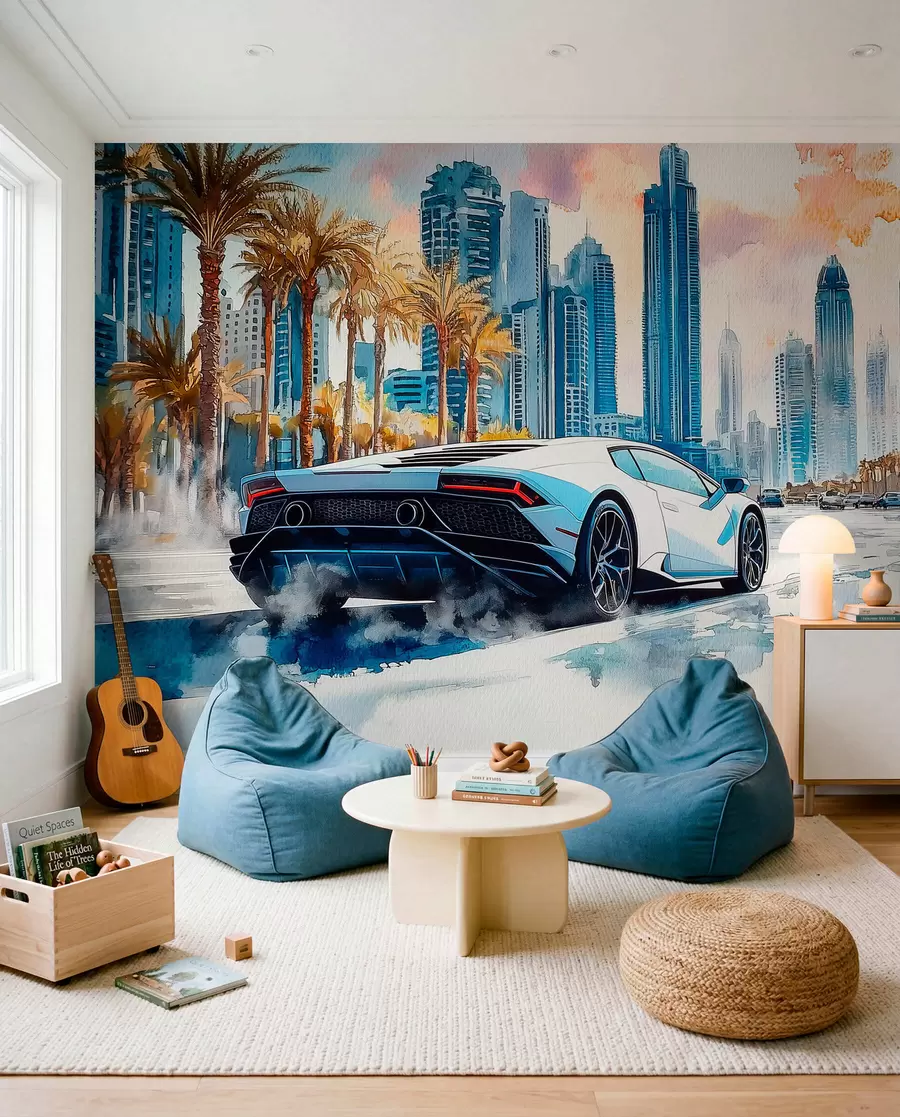 wall murals Palm Avenue Drive w01963