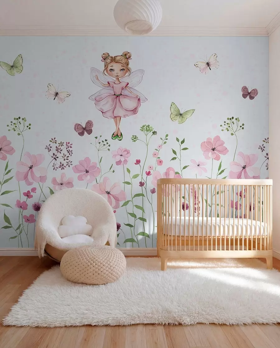 murales Hada del prado florido w01460