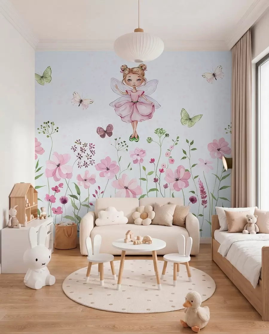 murales Hada del prado florido w01460
