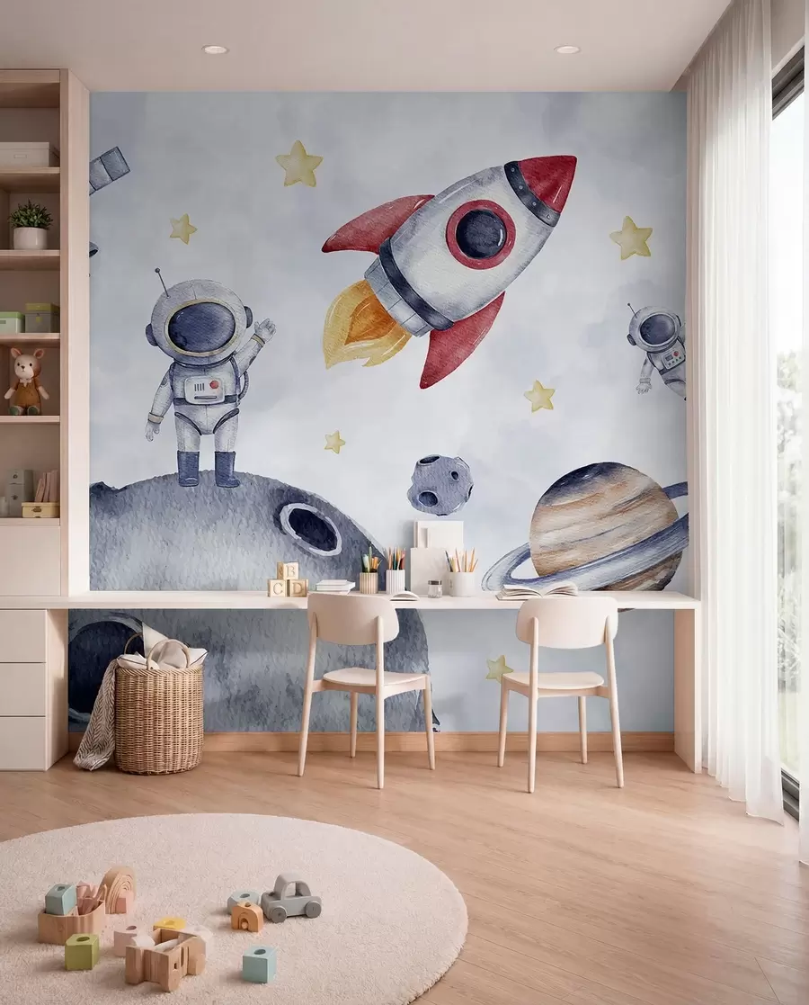 murales Astronautas en el espacio w01461