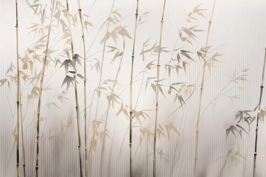murais de parede Bambu aquarela w08390