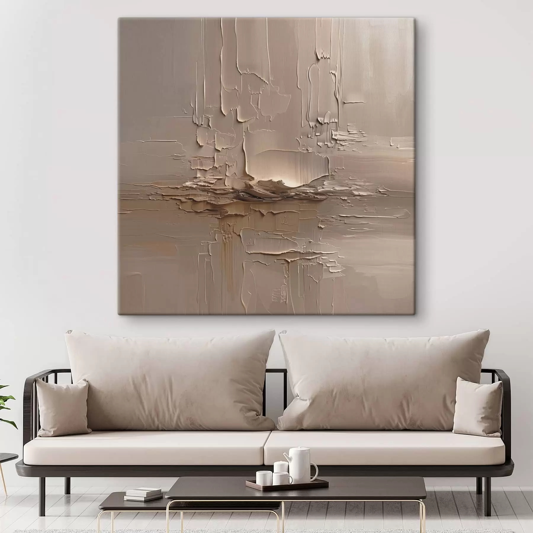 wall murals Abstraction with imitation of large brush strokes s41356