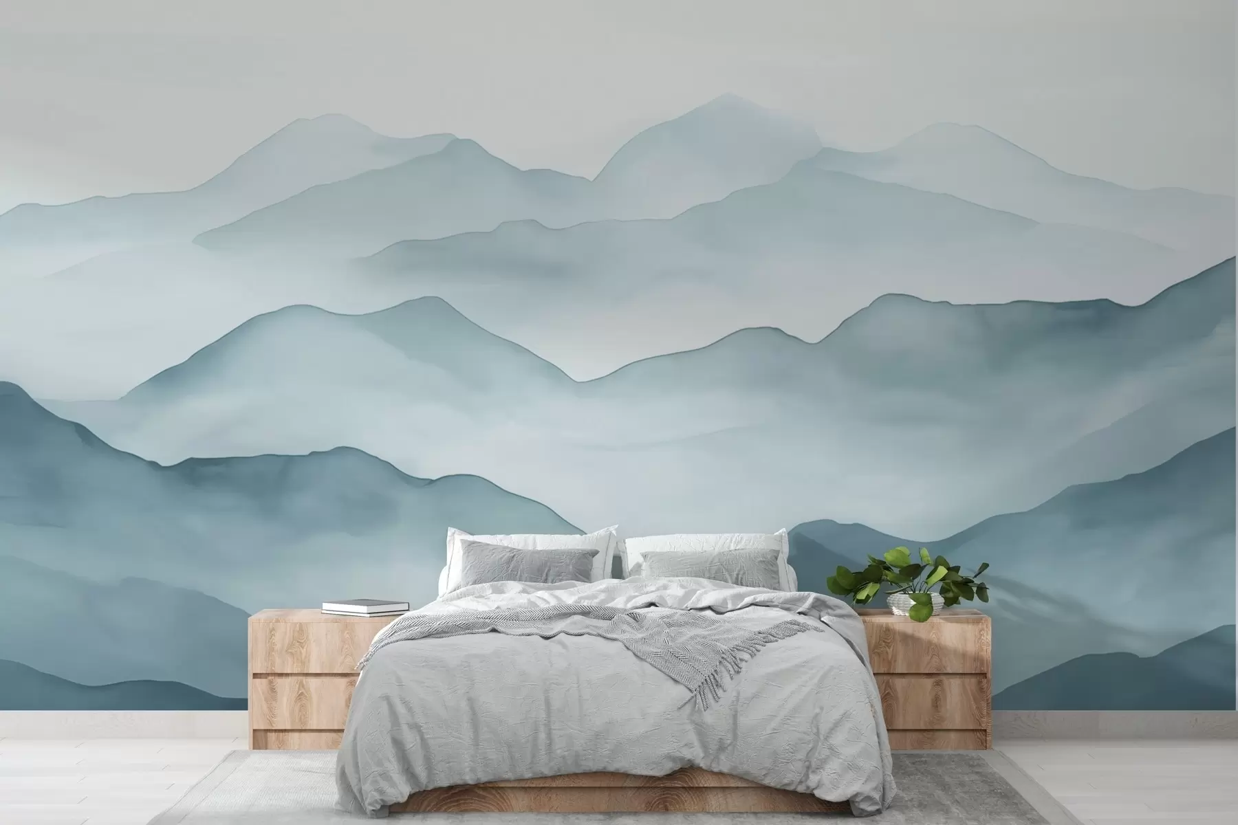 Wall Mural Photo Wallpaper Abstract mountains w02078