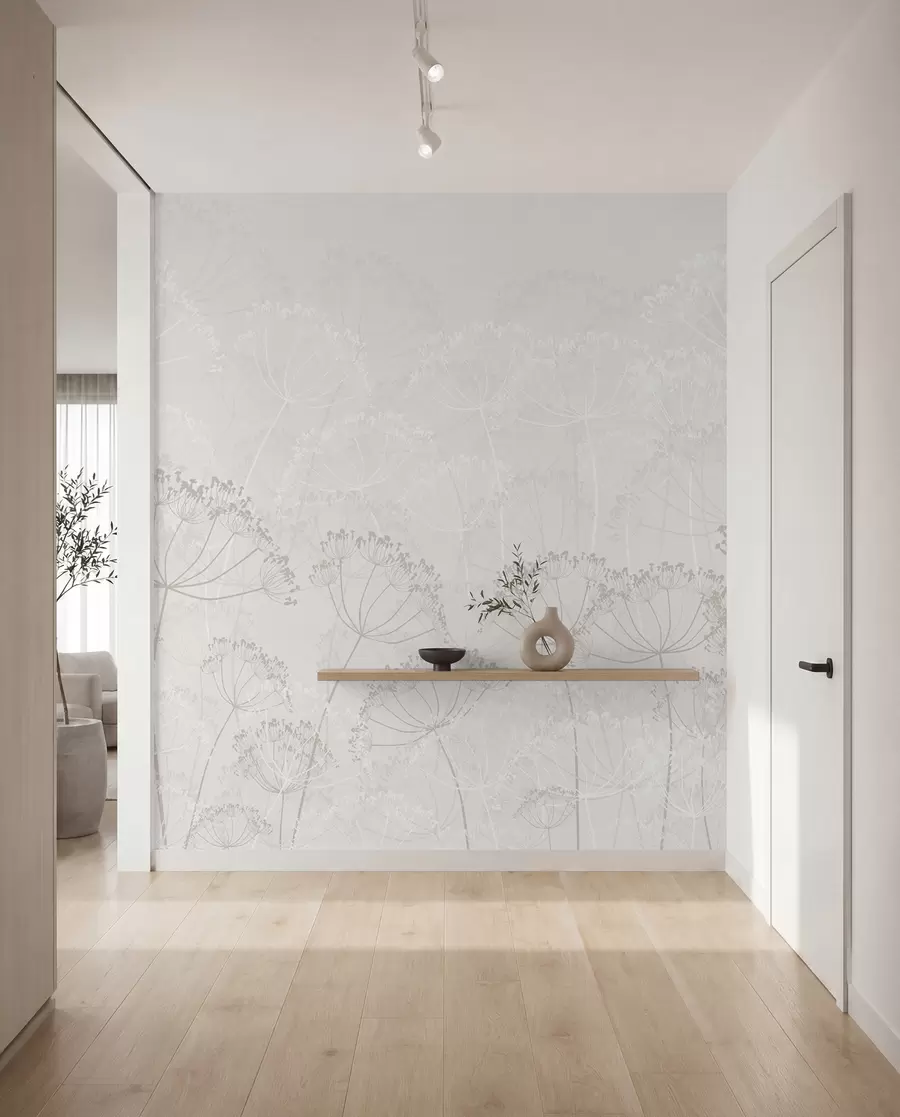 peintures murales Plantes fragiles minimalisme w02105v3