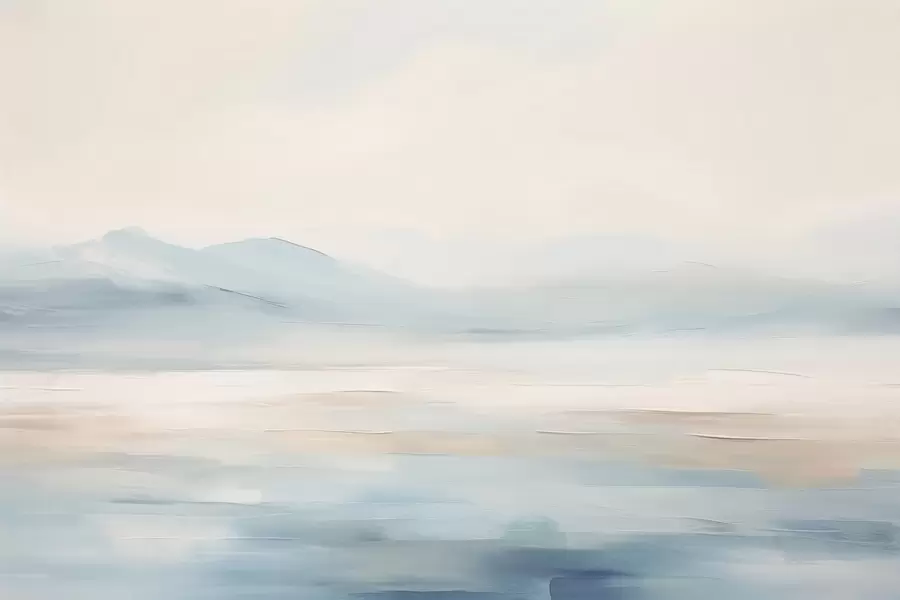 peintures murales Paysage peint à l'aquarelle w02113