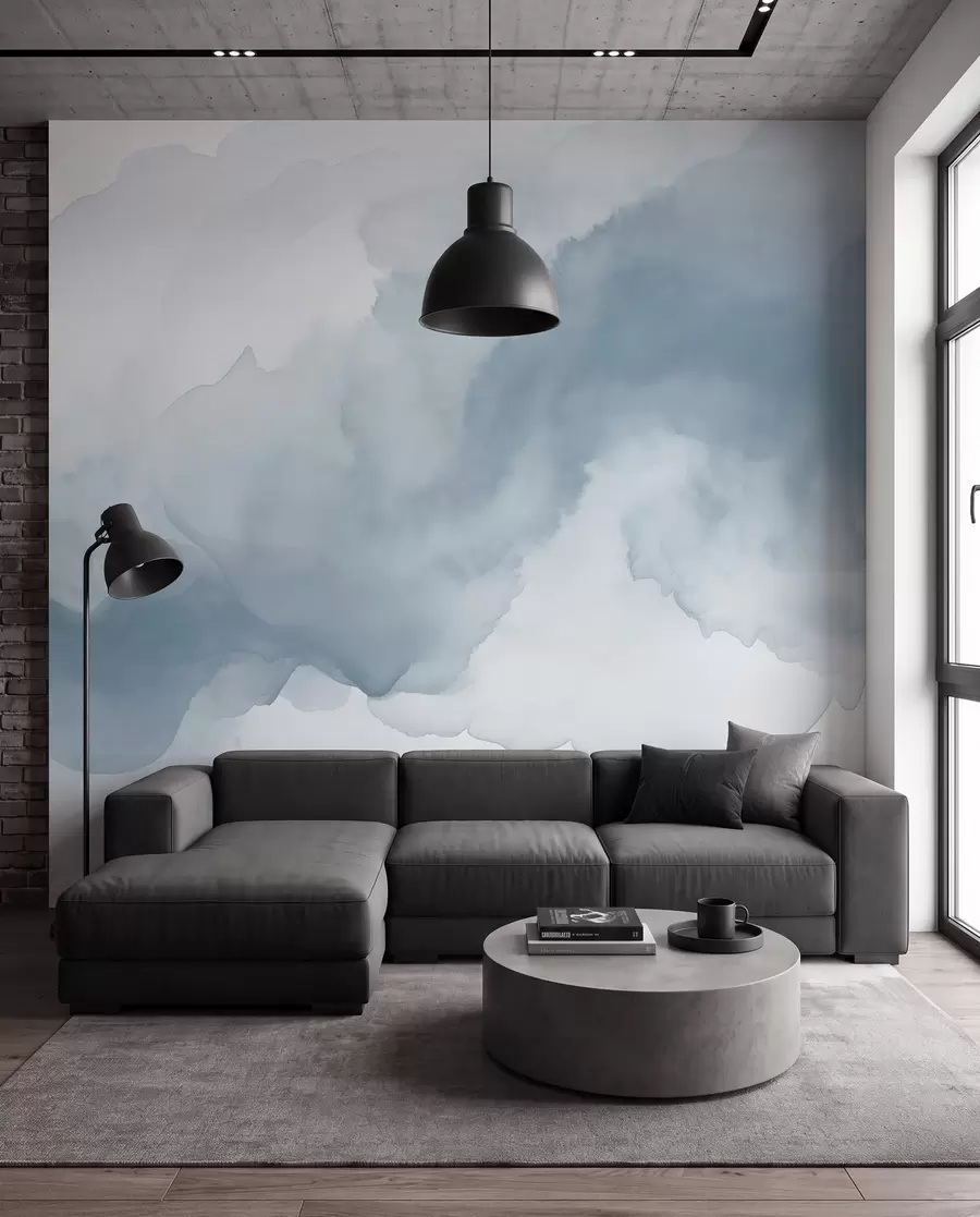 Wall Mural Photo Wallpaper Abstract dilutions of paint w02114v2