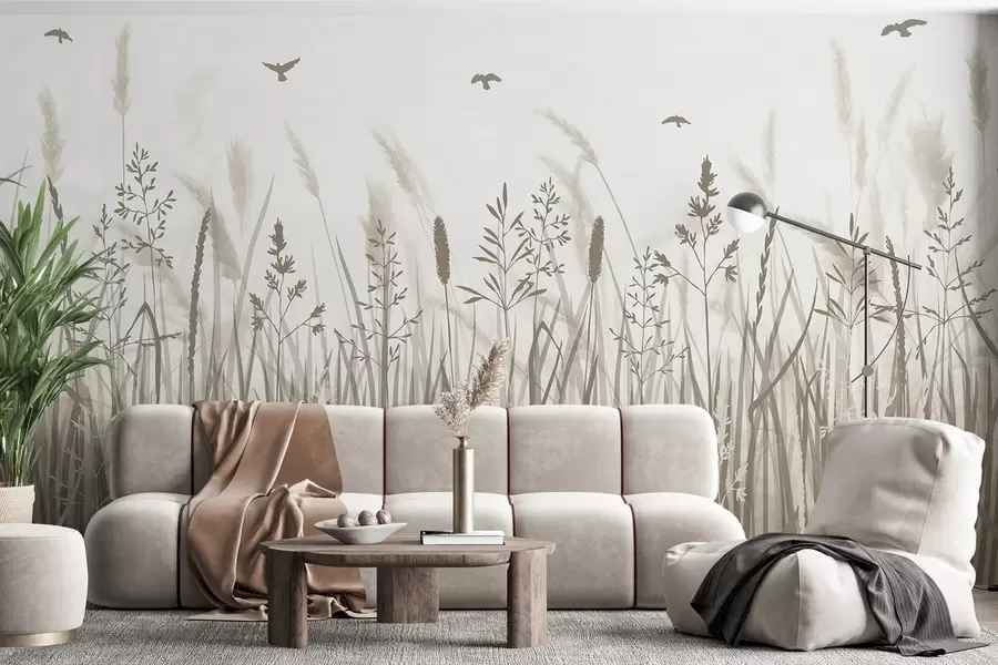 Wall Mural Photo Wallpaper A field of ears of corn w02119