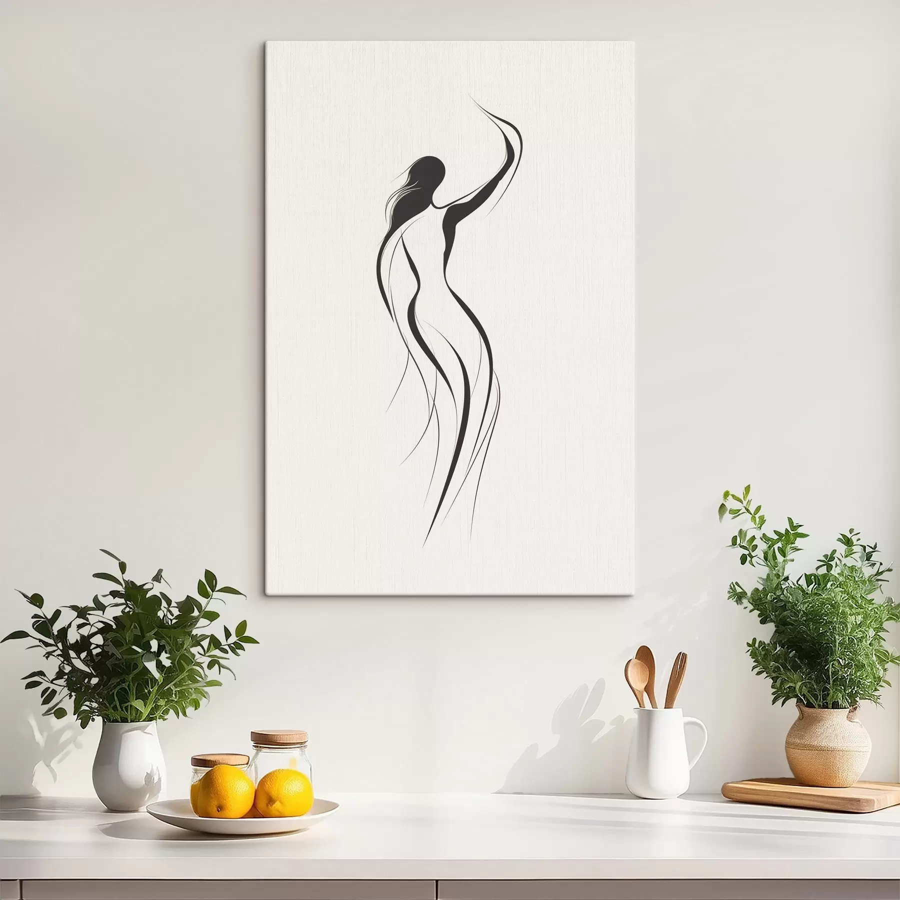 wall murals Dancing abstraction s41487