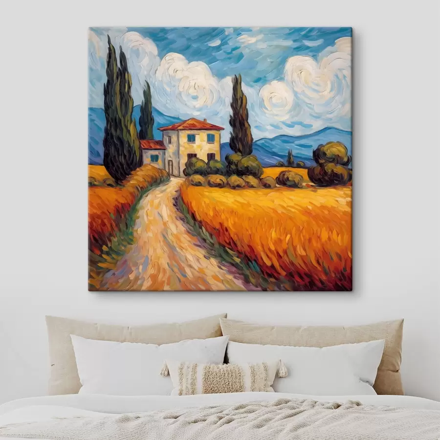 wall murals Sunny day in Tuscany s41500