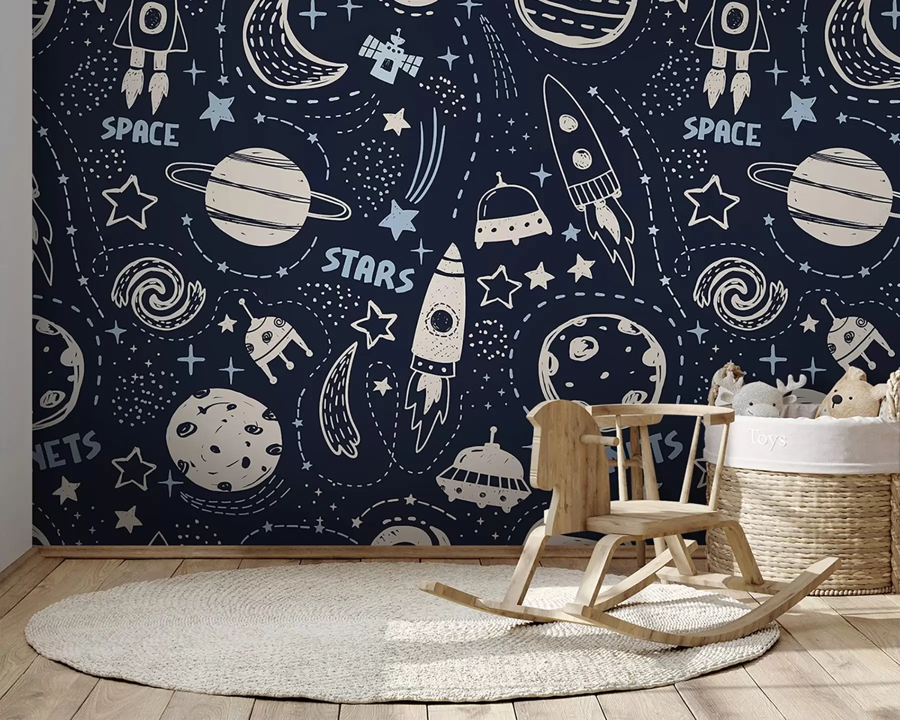 Wall Mural Photo Wallpaper Cosmic adventure through the universe u97584
