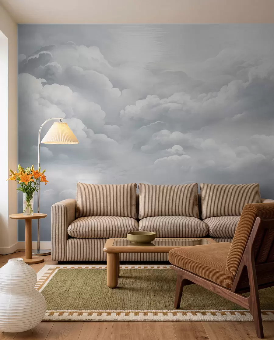 wall murals Silver Cloud Canopy w02189v1