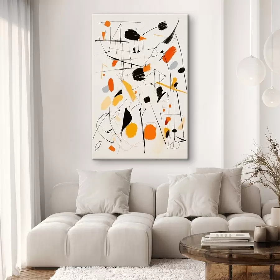 murales Salpicaduras de pintura en el lienzo s41596