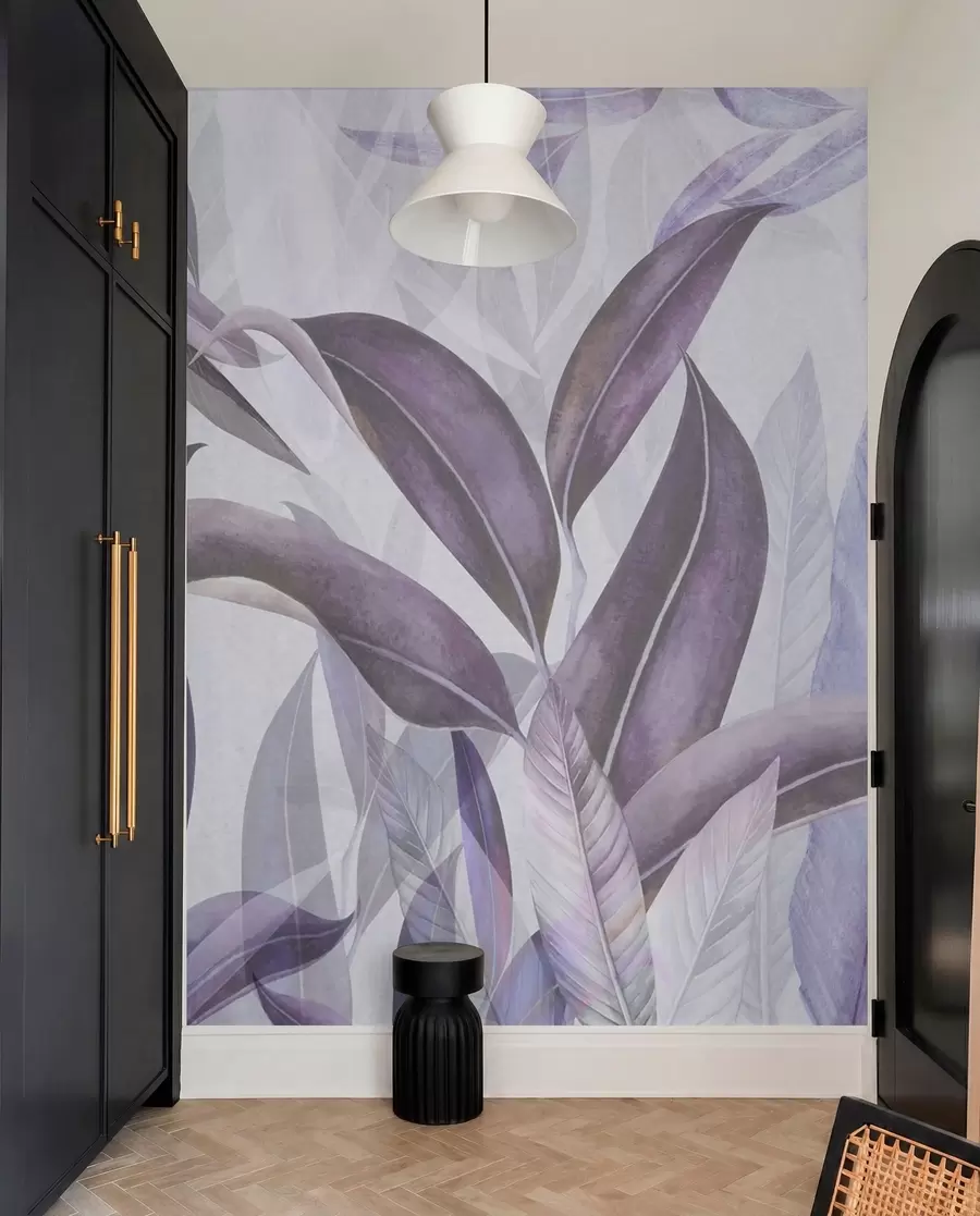 peintures murales Feuilles élégantes dans des tons doux u94302v2