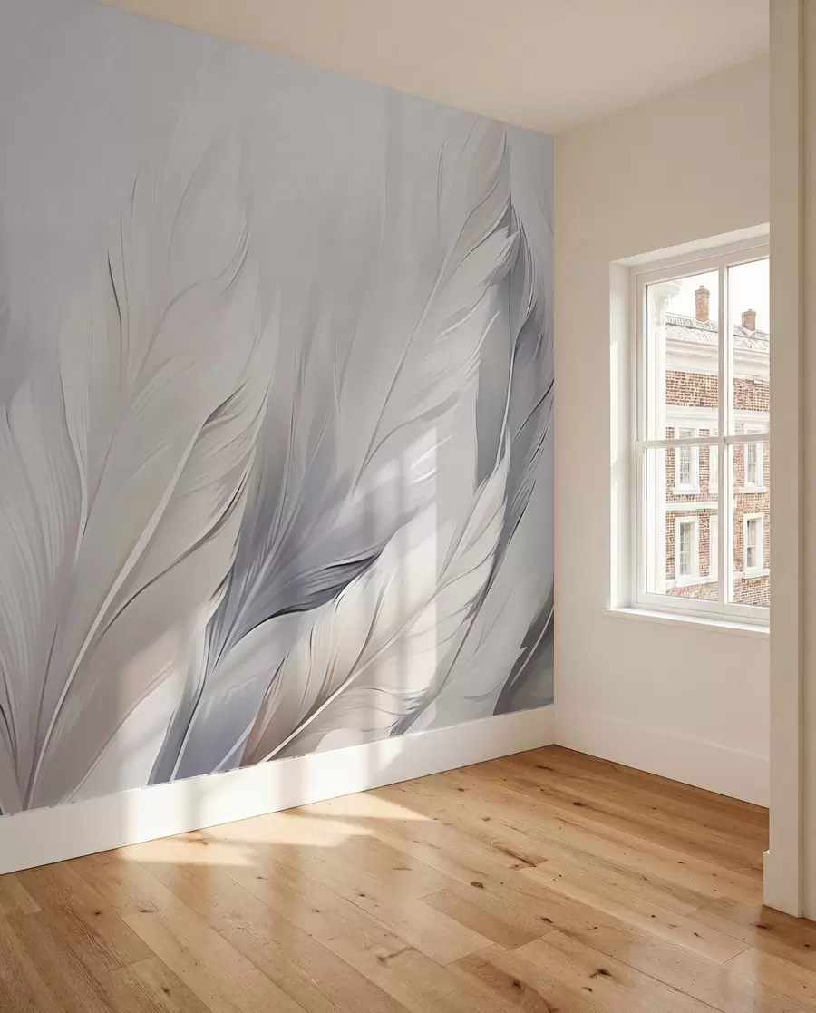 peintures murales Plumes légères et aériennes w02213