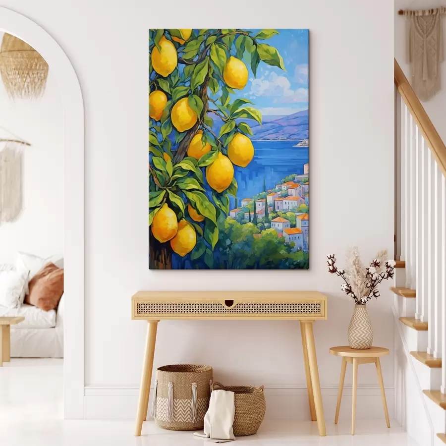 wall murals Lemons on the coast s41667