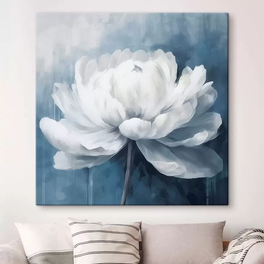 murales Peonía blanca s41689