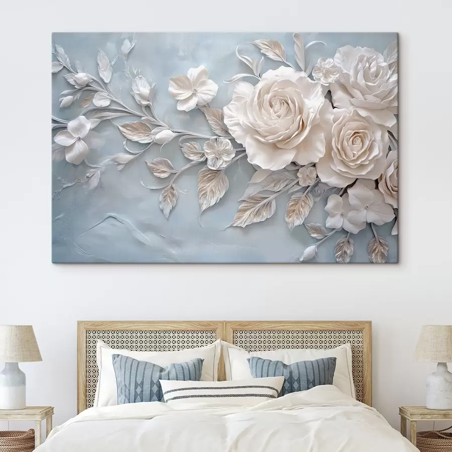 wall murals Floral arrangement in neutral tones s41858