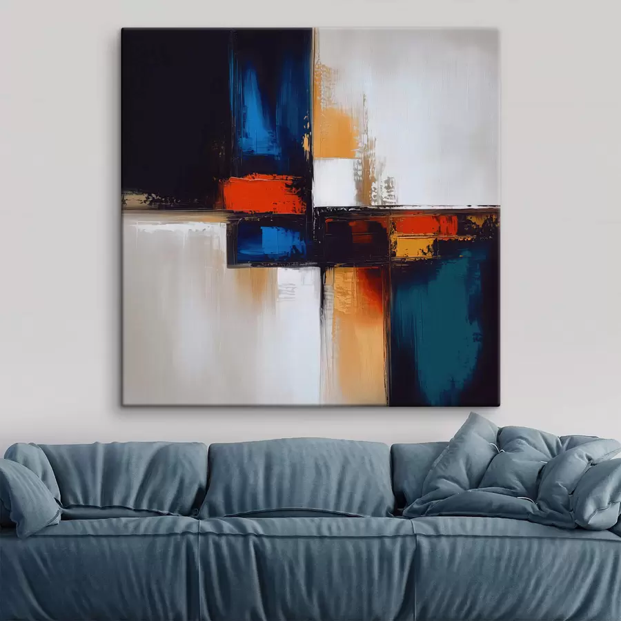 murales abstracción multicolor s41650