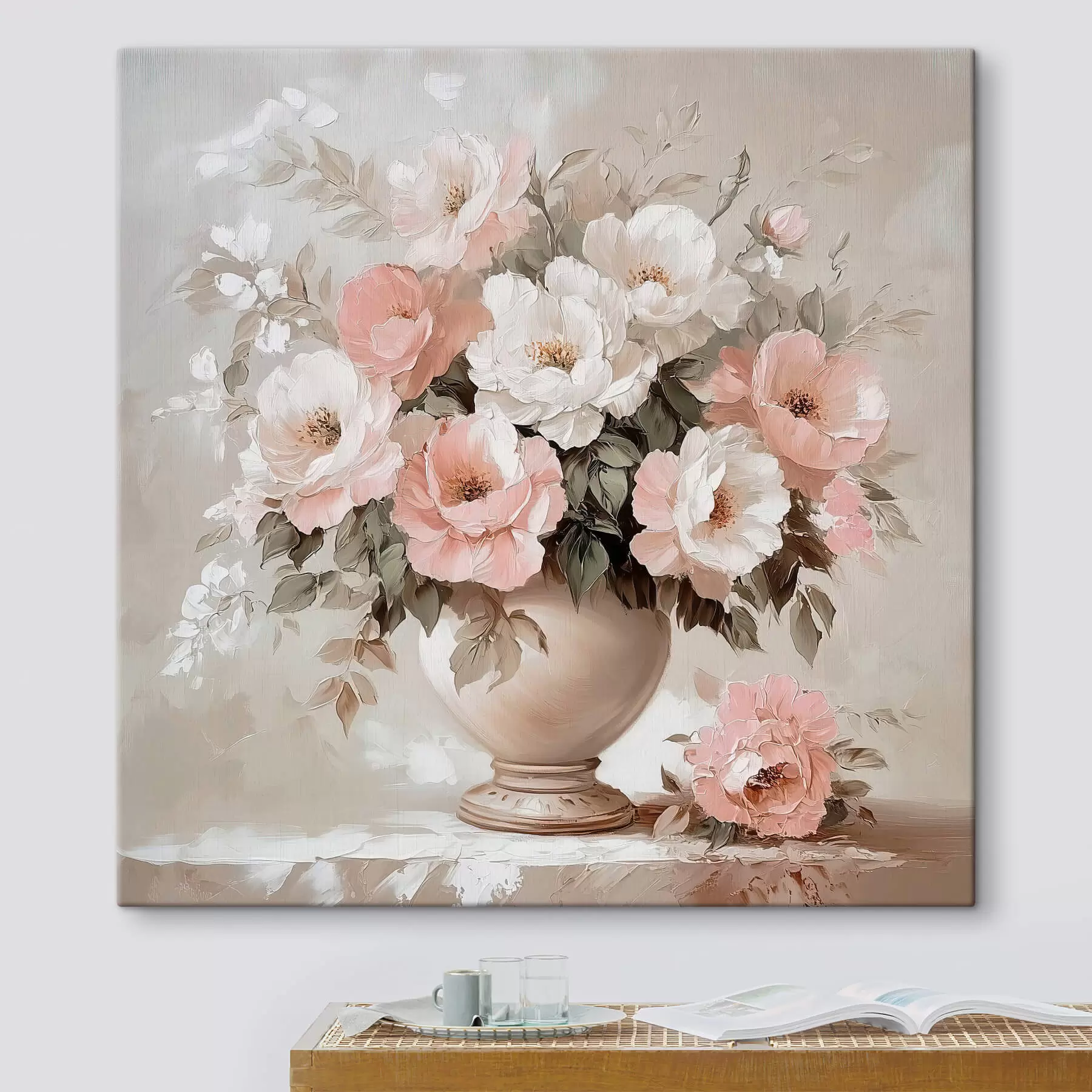 wall murals Bouquet of flowers in a vase s41842