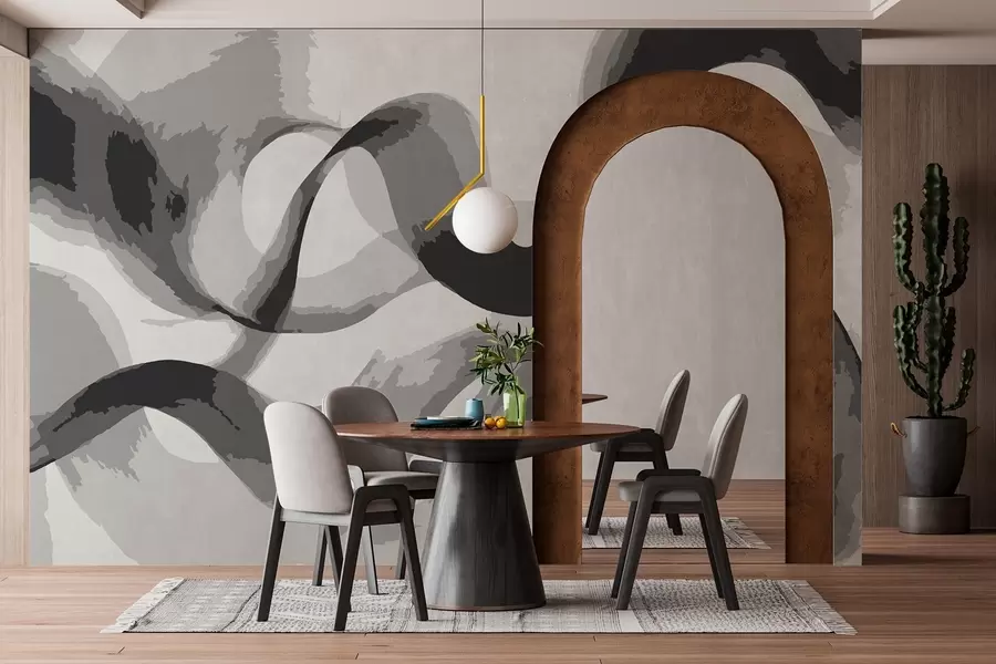 Wall Mural Photo Wallpaper Abstract waves w02304