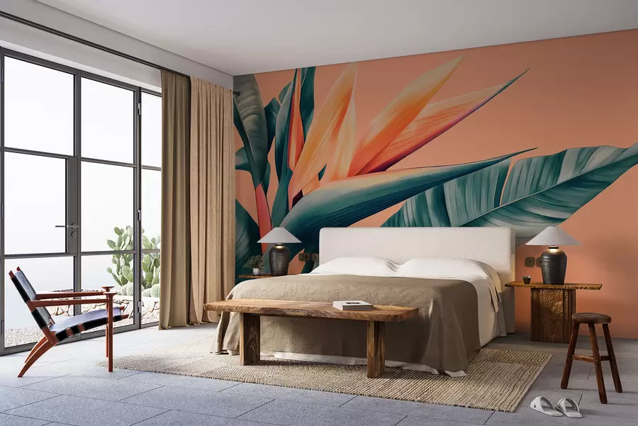Wall Mural Photo Wallpaper Great strelitzia w08454