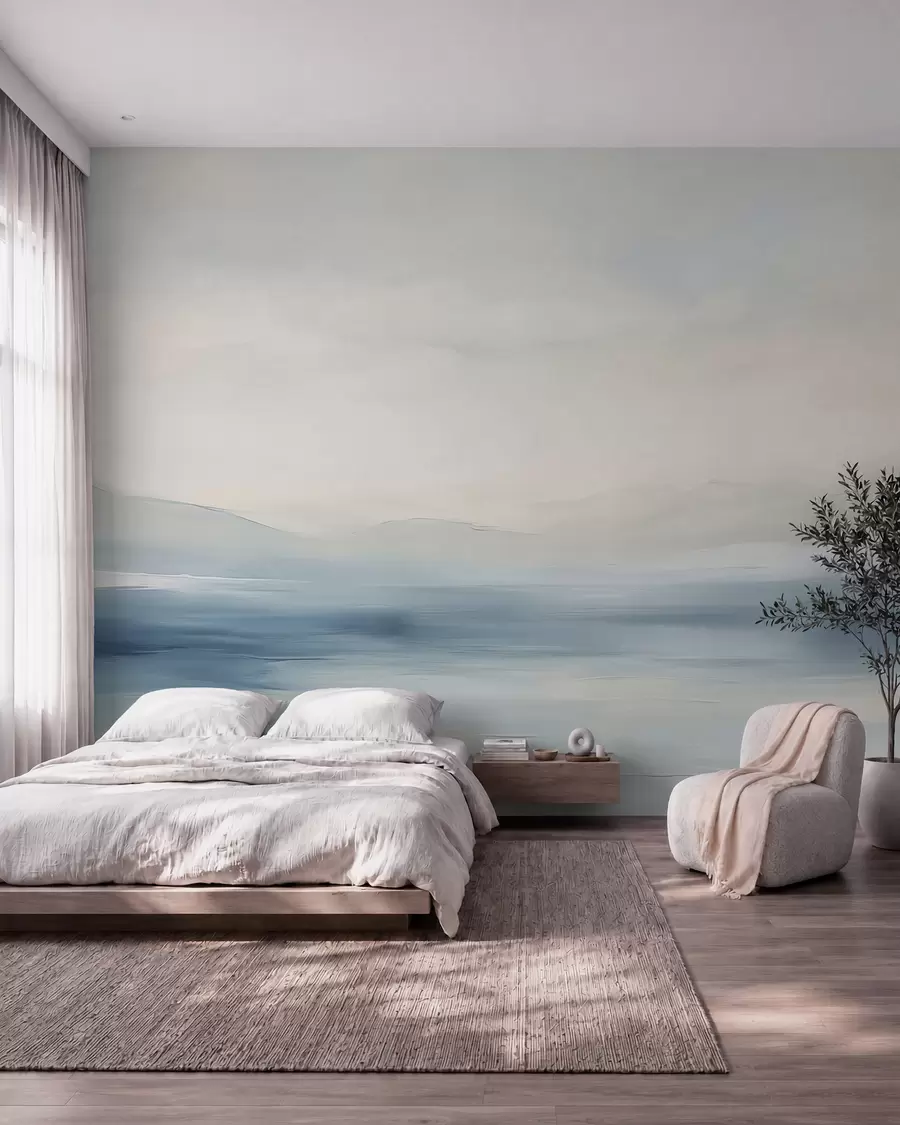 wall murals Minimalist sea landscape w02409