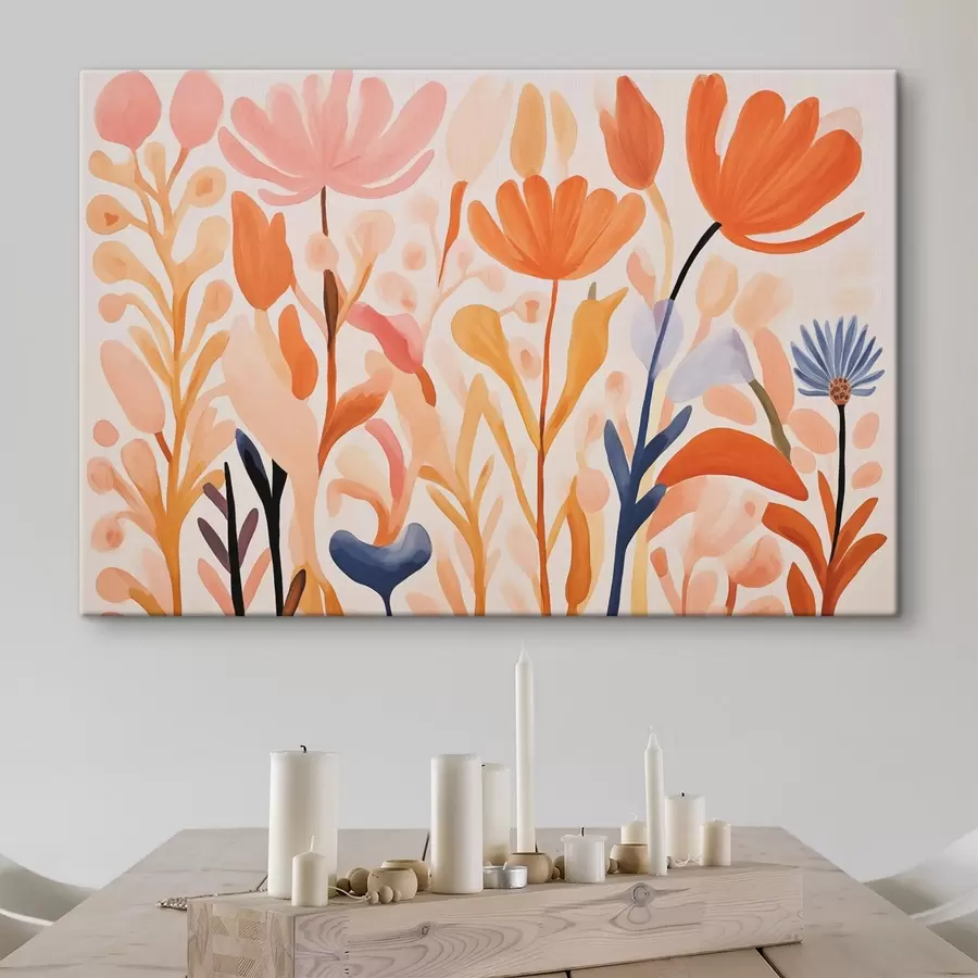 wall murals Abstract plants and flowers s42034