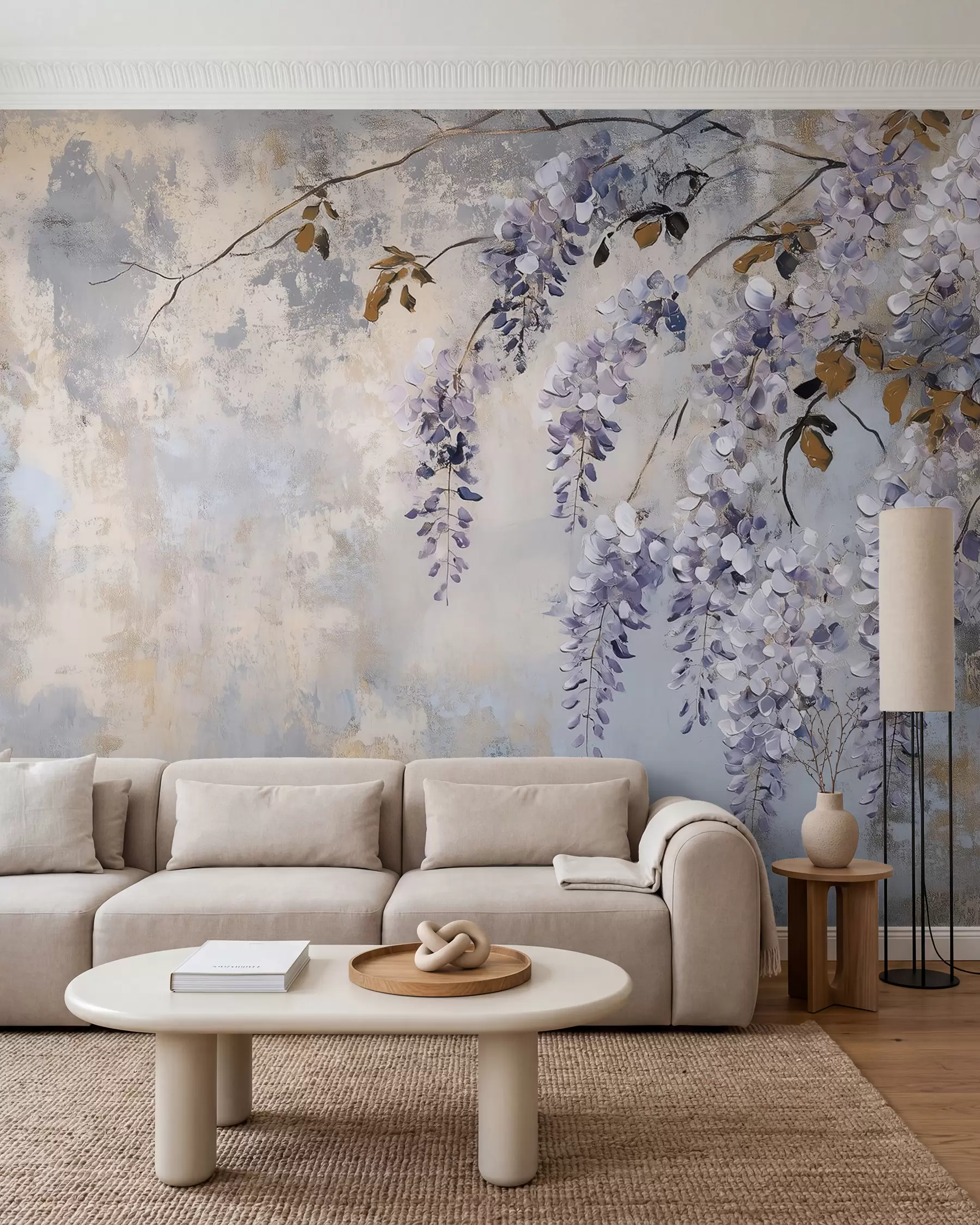 Wall Mural Photo Wallpaper Trailing Wisteria w02451