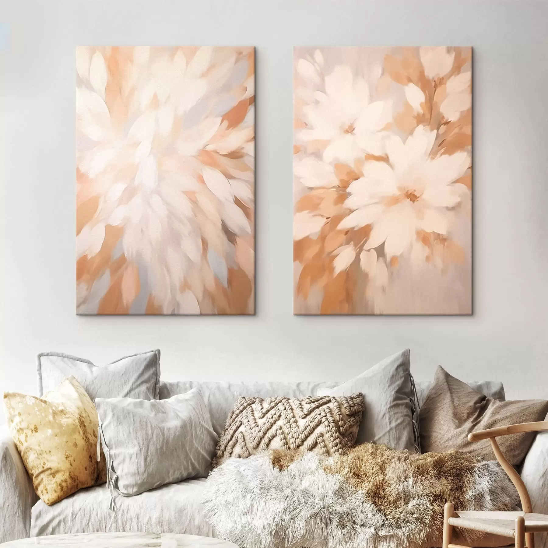 murales Flores y hojas m00391