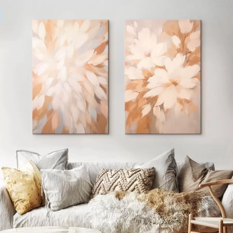 murales Flores y hojas m00391