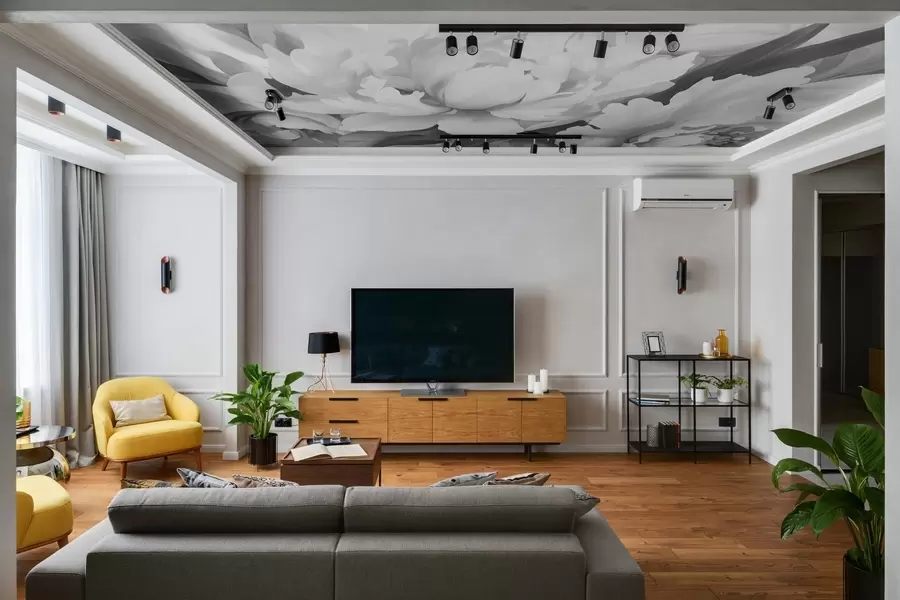 wall murals Peonies in monochrome w02416