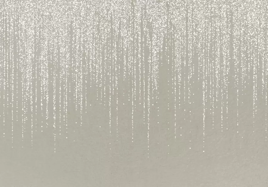 wall murals A vertical elegant print of dotted garland on a beige textured background, creating a sense of depth and movement w08470