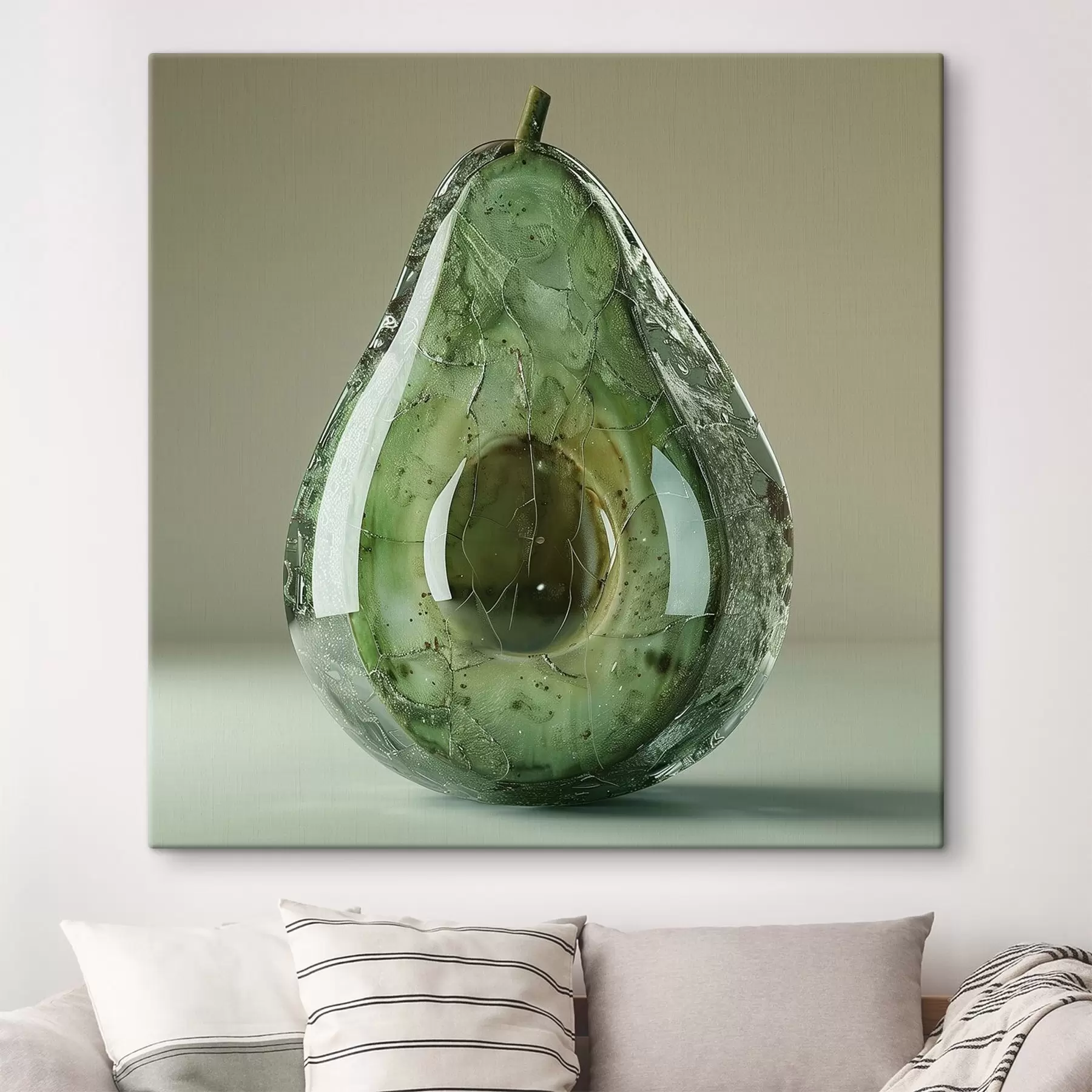 murales Verduras, aguacate de cristal s42068