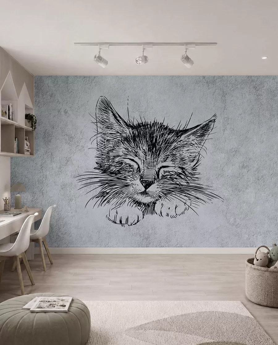wall murals Cat, felidae e carnivore u43536