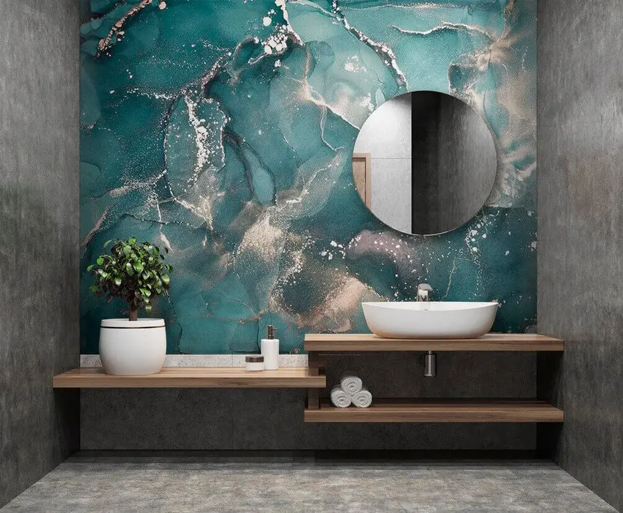 Wall Mural Photo Wallpaper Marble Nebula u49635