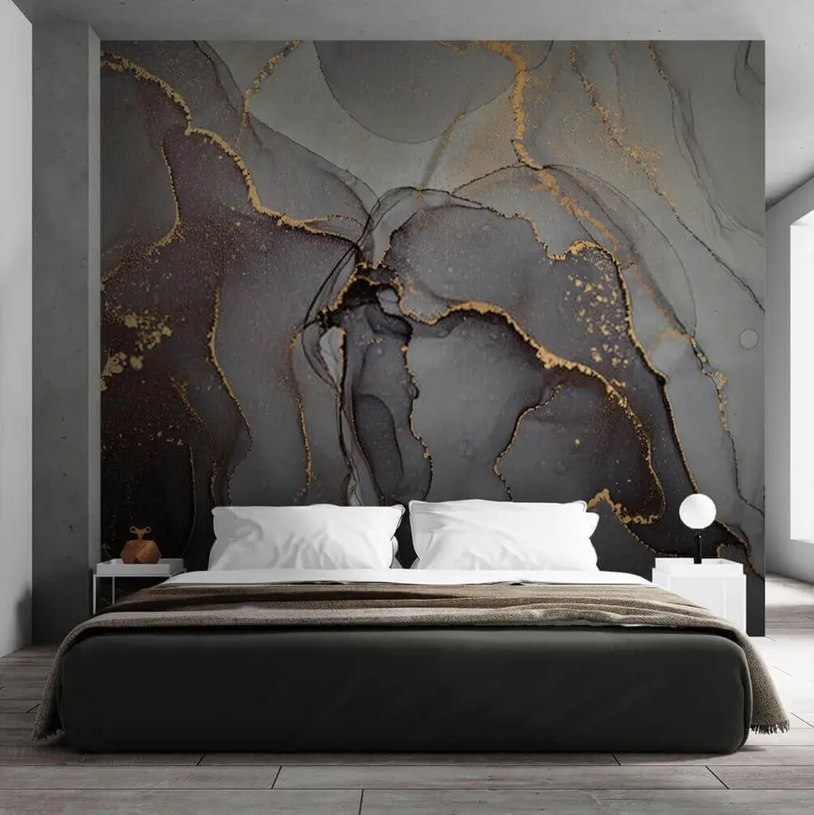 Wall Mural Photo Wallpaper Graphite marble u49895