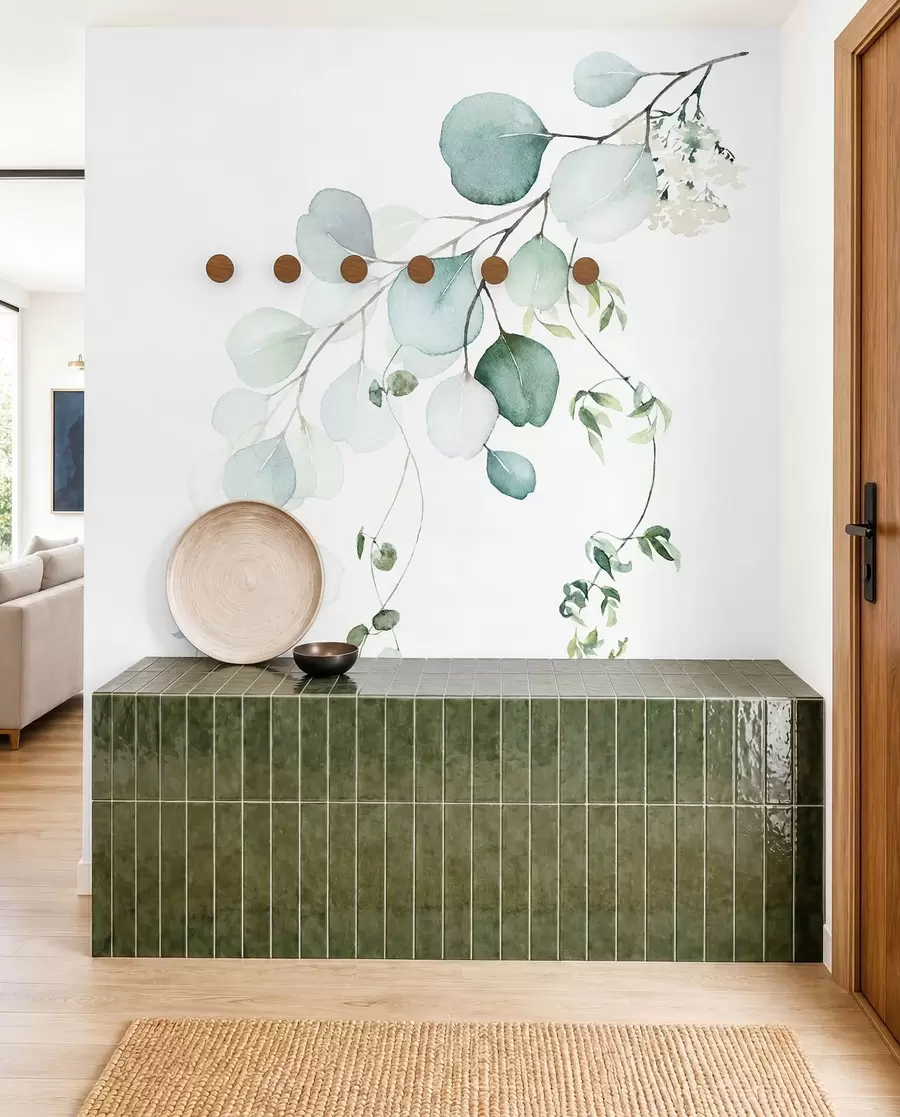 peintures murales Branche avec feuilles u51026